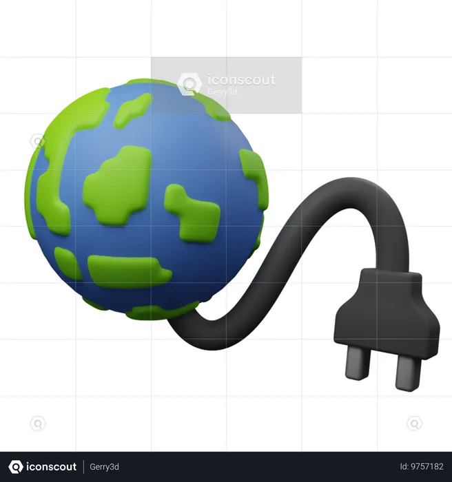 Carga ecológica  3D Icon