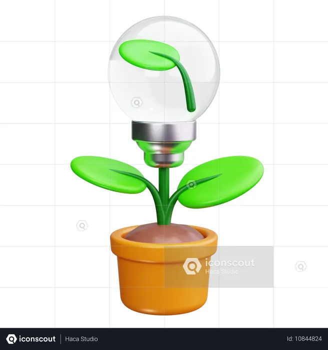 Energia Ecológica  3D Icon