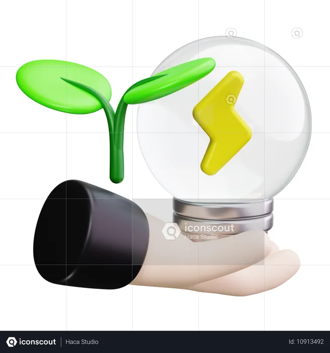 Eco Énergie  3D Icon