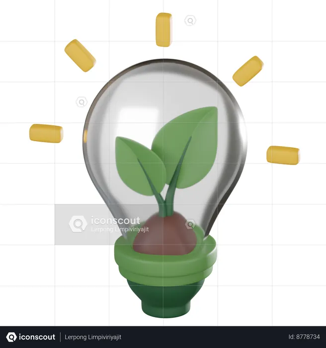 Eco Energy  3D Icon