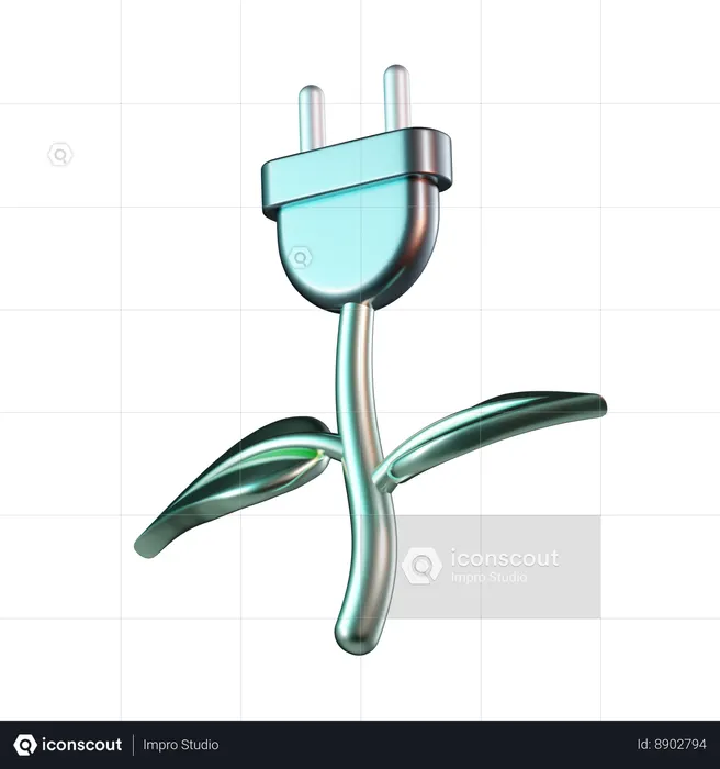 Eco Energy  3D Icon