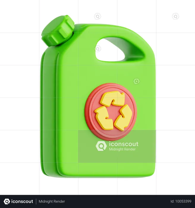 Eco Friendly Jerrycans  3D Icon