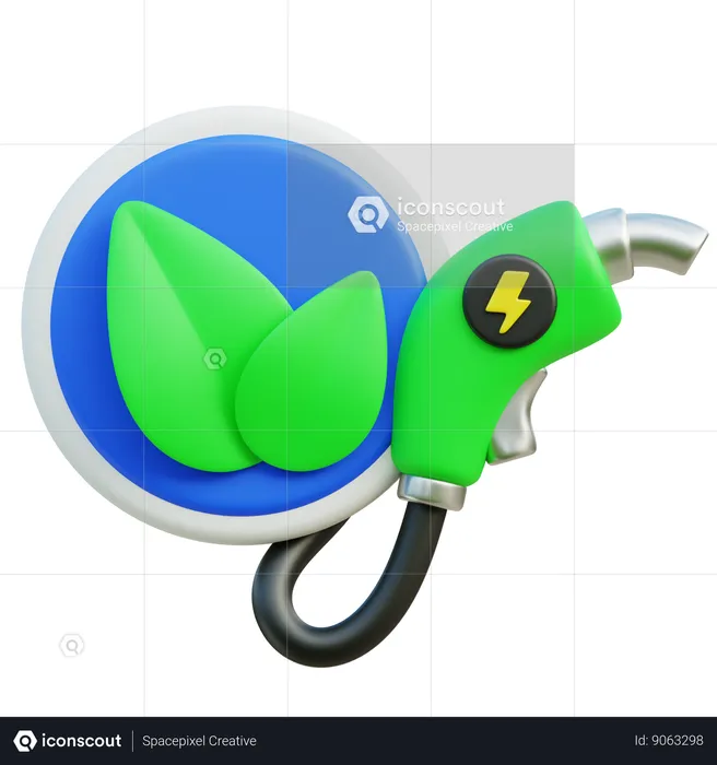 Eco fuel  3D Icon