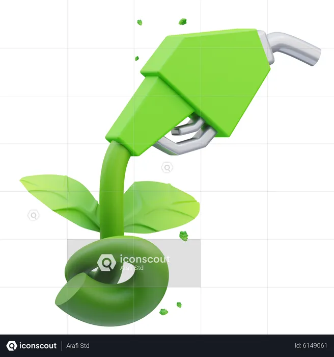 Eco Fuel  3D Icon
