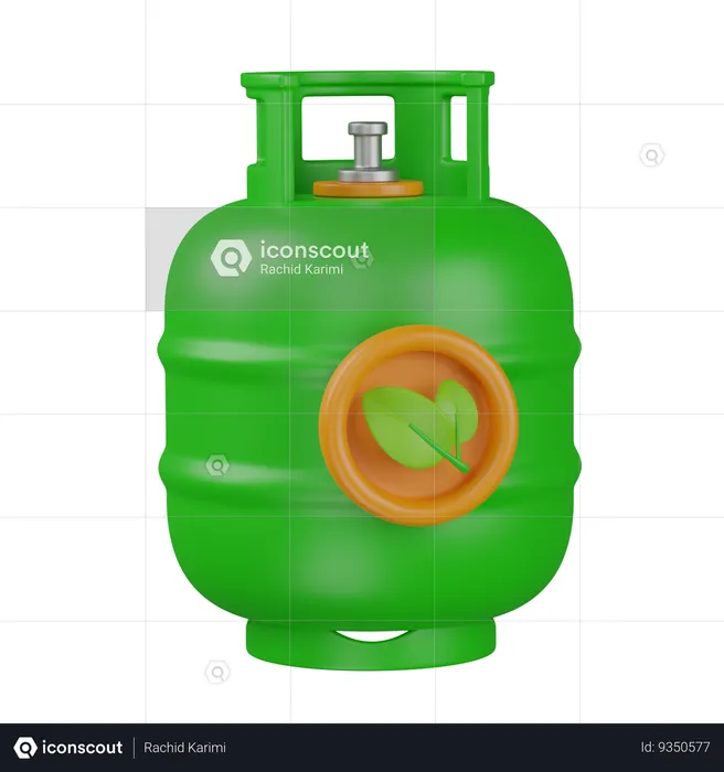 Eco Gas  3D Icon
