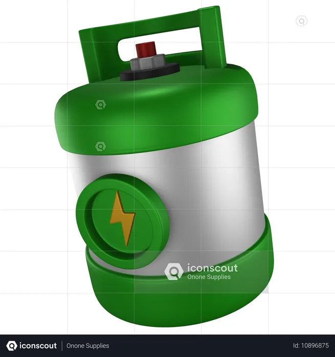 Eco Gas  3D Icon