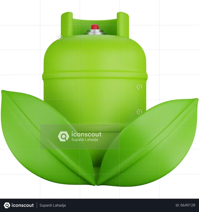 Gaz écologique  3D Icon