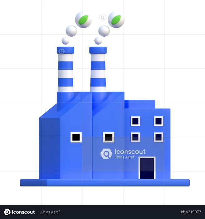 Eco Industry  3D Icon