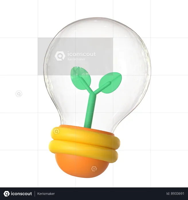 Eco Innovation  3D Icon