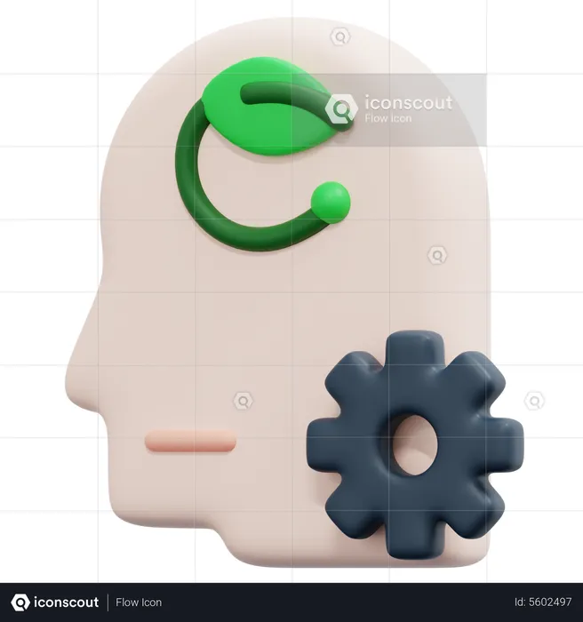 Eco Mind  3D Icon