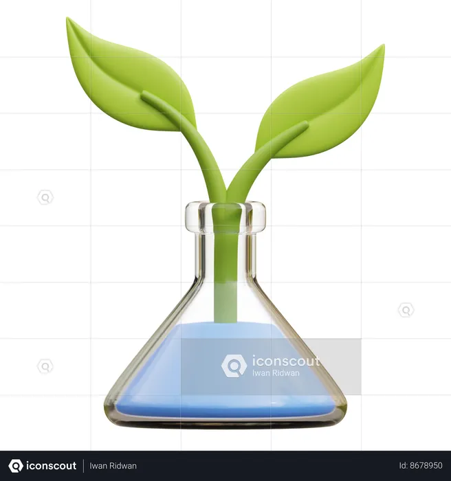 Eco Plant  3D Icon