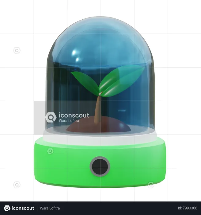Eco plant  3D Icon