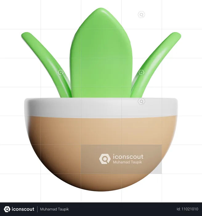 Planta ecológica  3D Icon