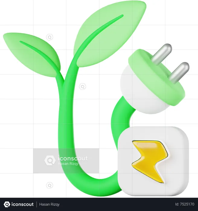 Eco Plugin  3D Icon