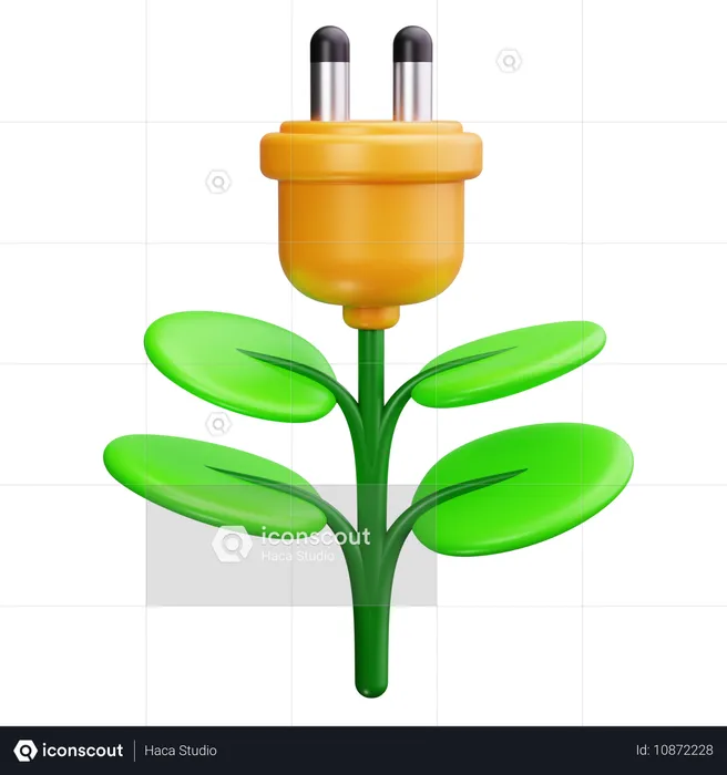 Eco Power  3D Icon