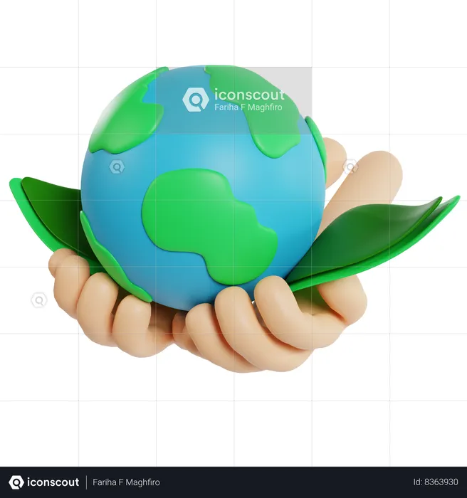 Ecologia e conservação  3D Icon