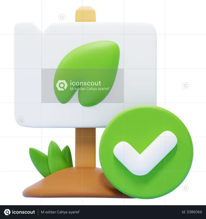 Ecológico  3D Icon