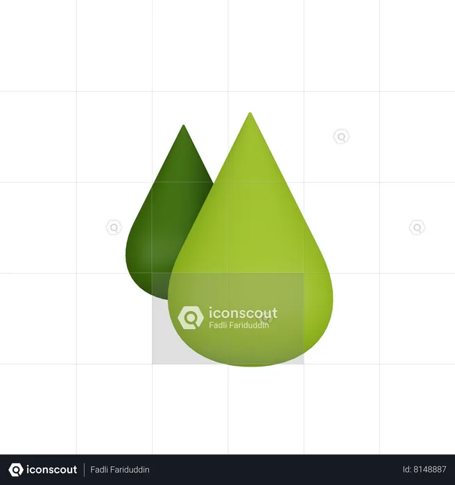 Eau écologique  3D Icon