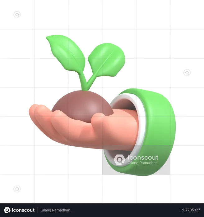 Respectueux de la nature  3D Icon