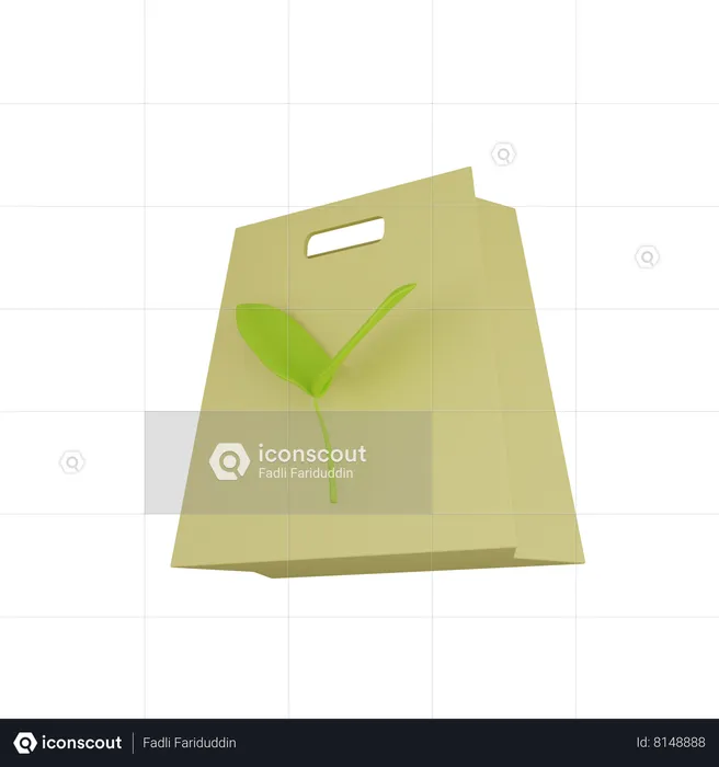 Ecology Bag  3D Icon