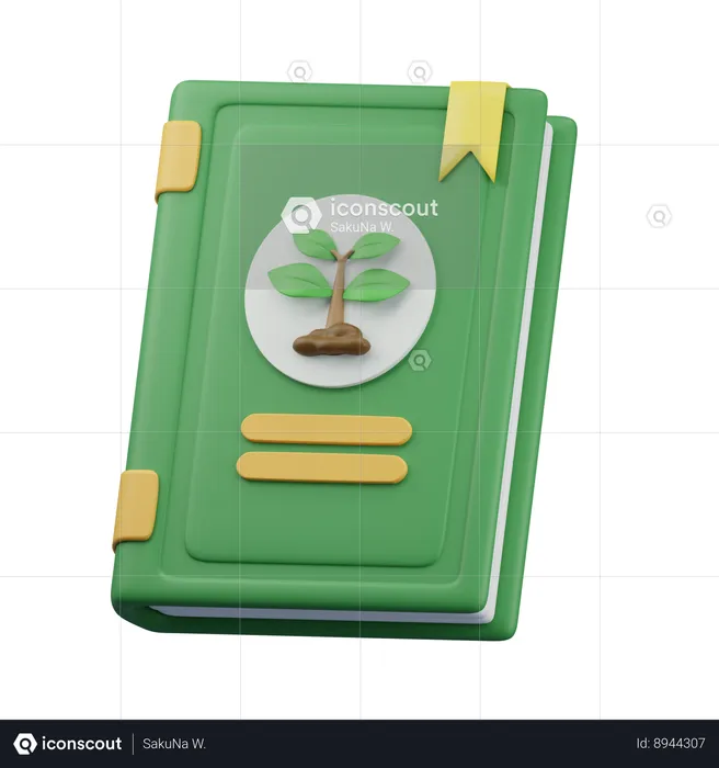 Ecology Book  3D Icon