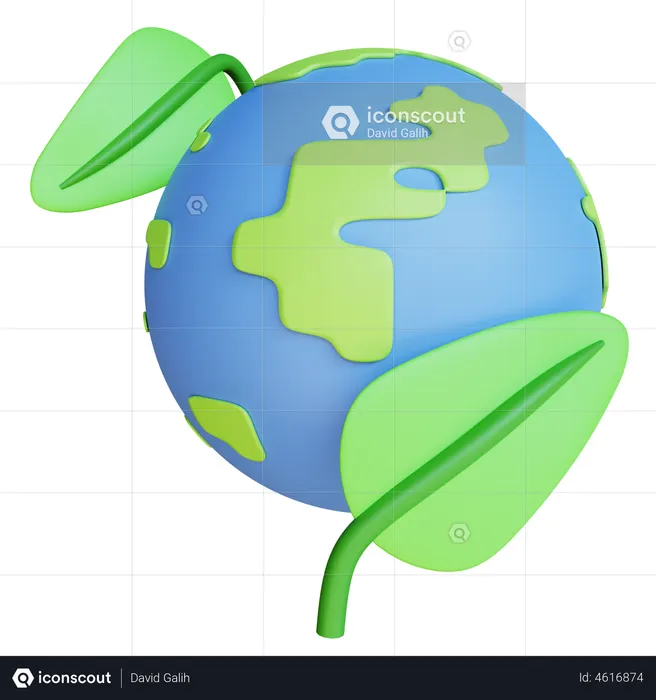 Ecology Day  3D Illustration