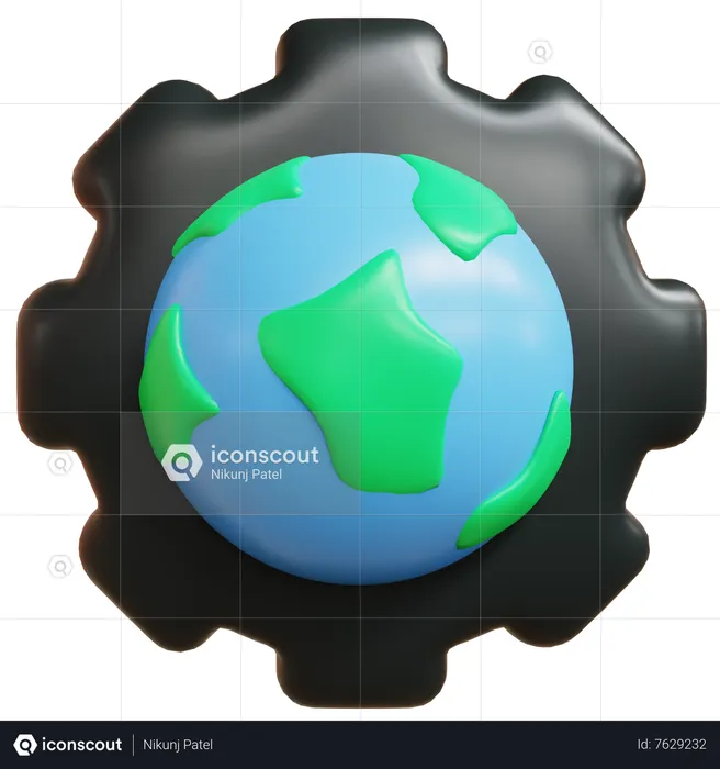 Ecology Management  3D Icon