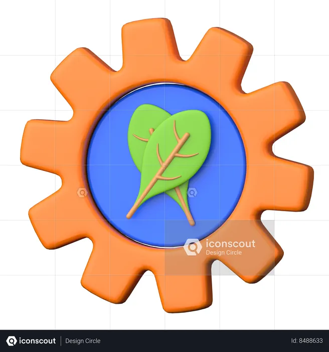 Ecology Setting  3D Icon