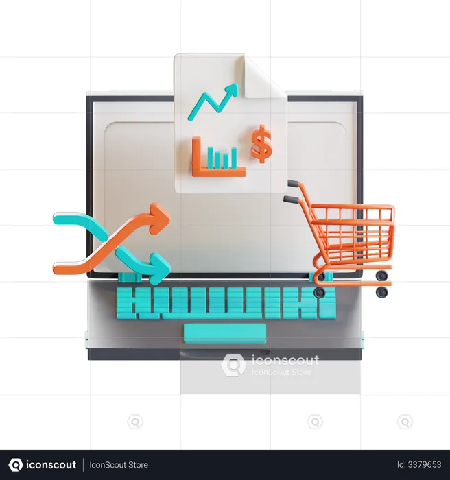 Ecommerce  3D Icon