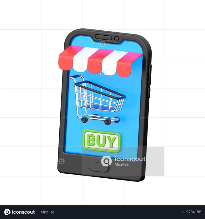 Ecommerce  3D Icon