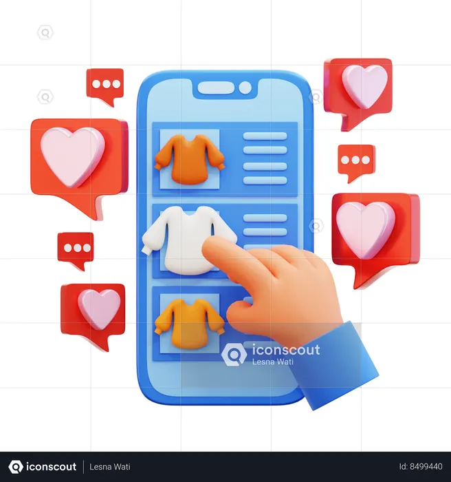 Ecommerce Platform  3D Icon