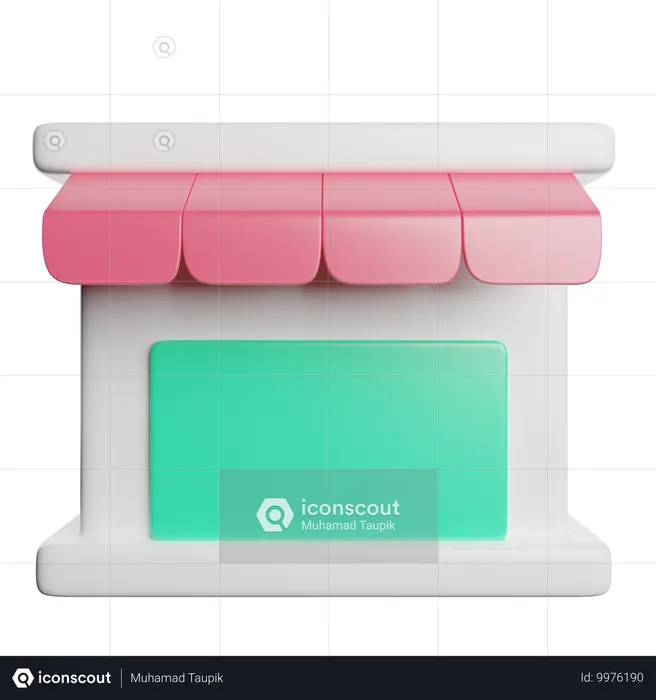 Ecommerce shop  3D Icon