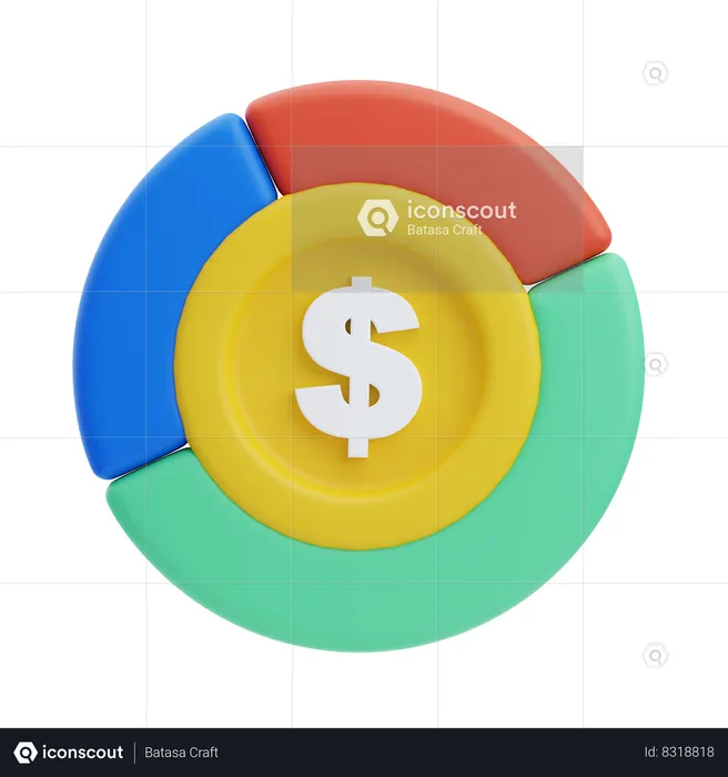 Economía  3D Icon