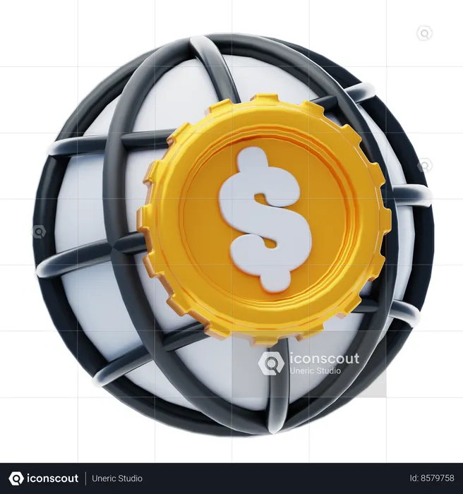 Economic  3D Icon