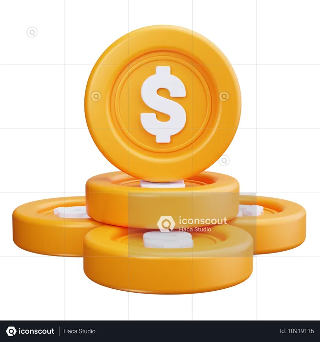 Economic  3D Icon