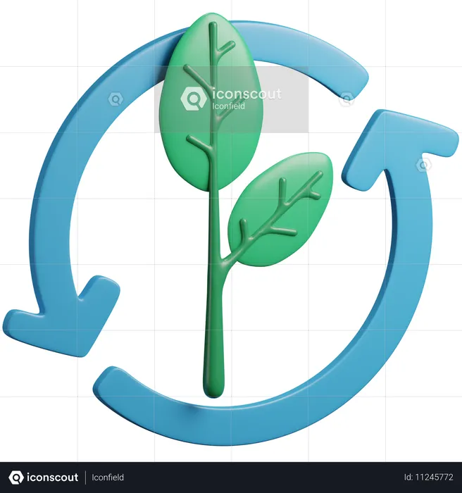 Ecosistema  3D Icon