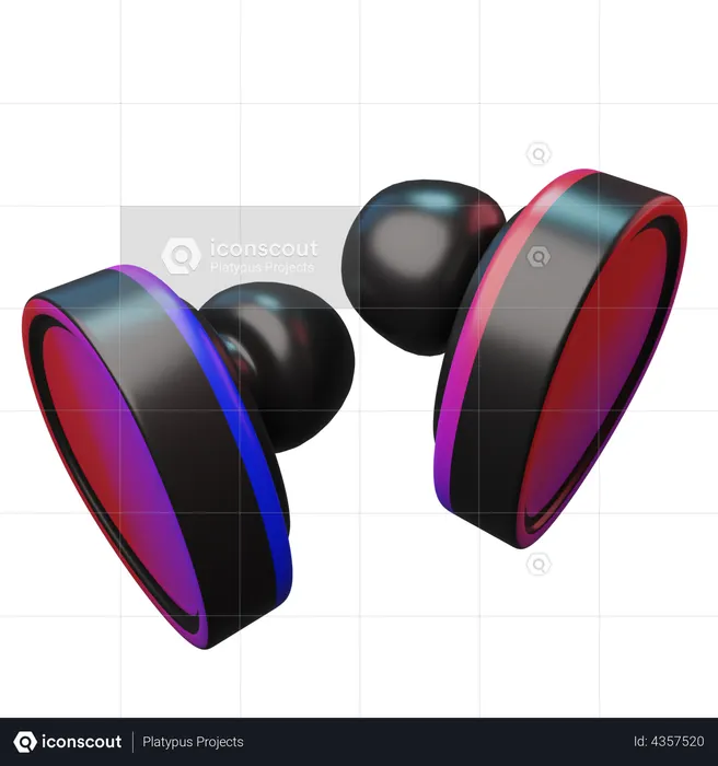 Écouteurs  3D Icon