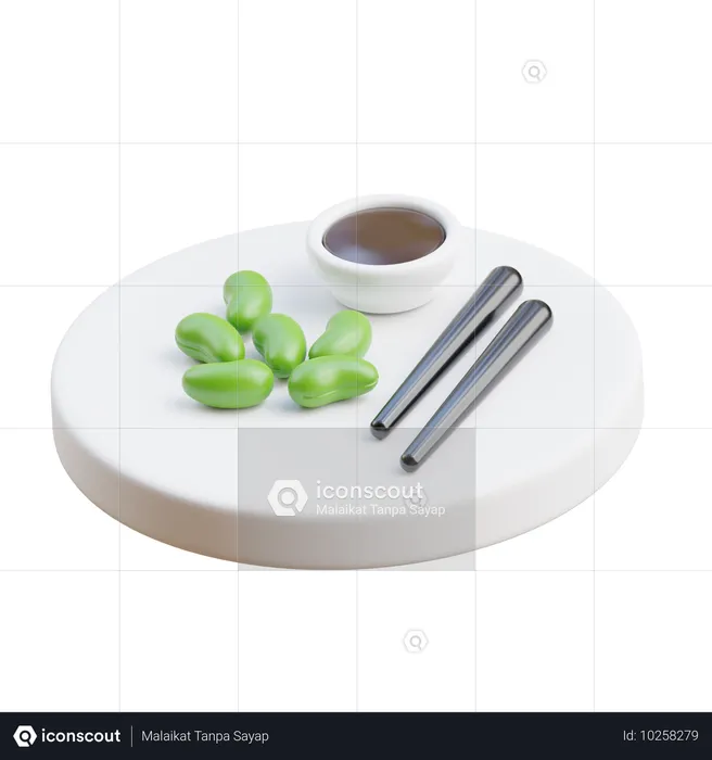 Edamame  3D Icon