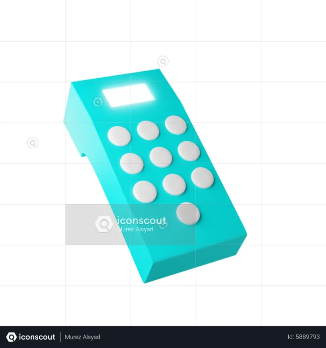 Edc Payment Machine  3D Icon