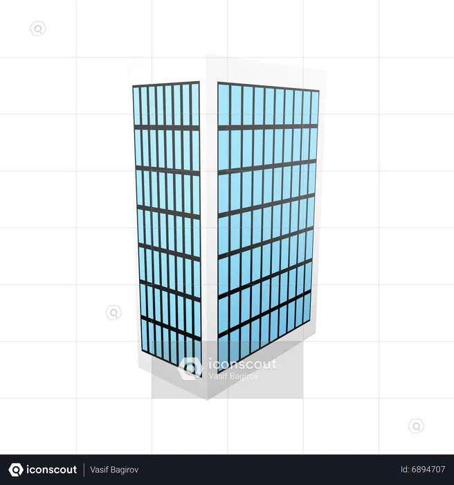 Edificio  3D Icon