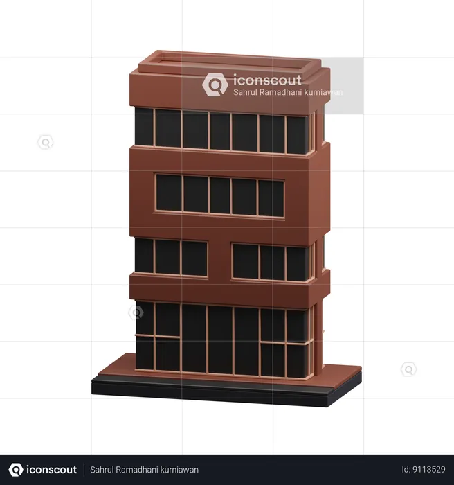 Edifício da empresa  3D Icon