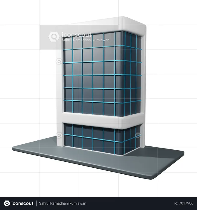 Edificio de la empresa  3D Icon