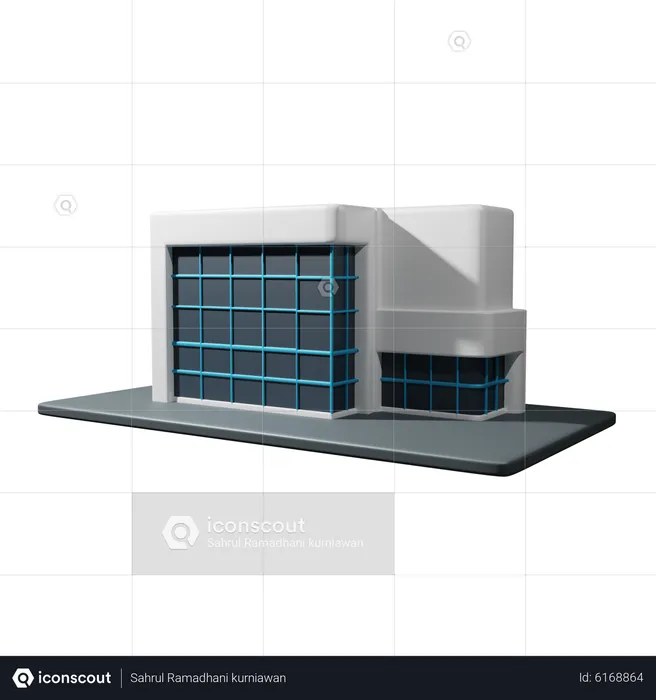 Edificio de la empresa  3D Icon