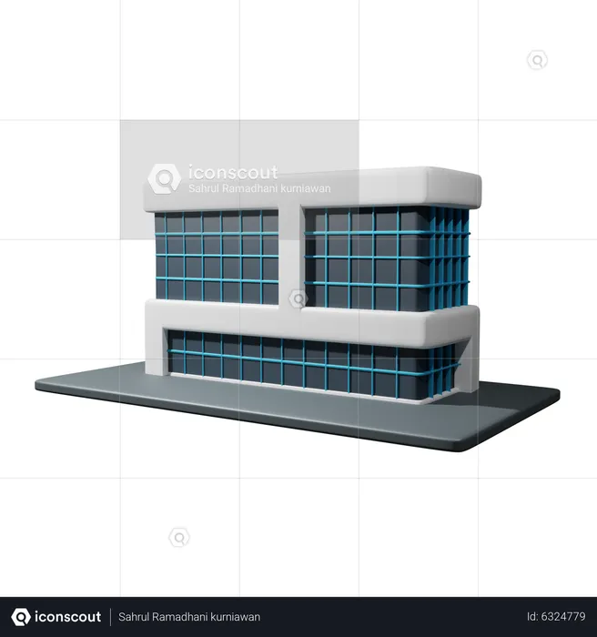 Edifício da empresa  3D Icon