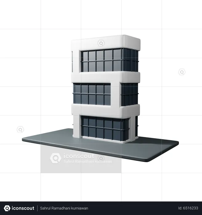 Edificio de la empresa  3D Icon