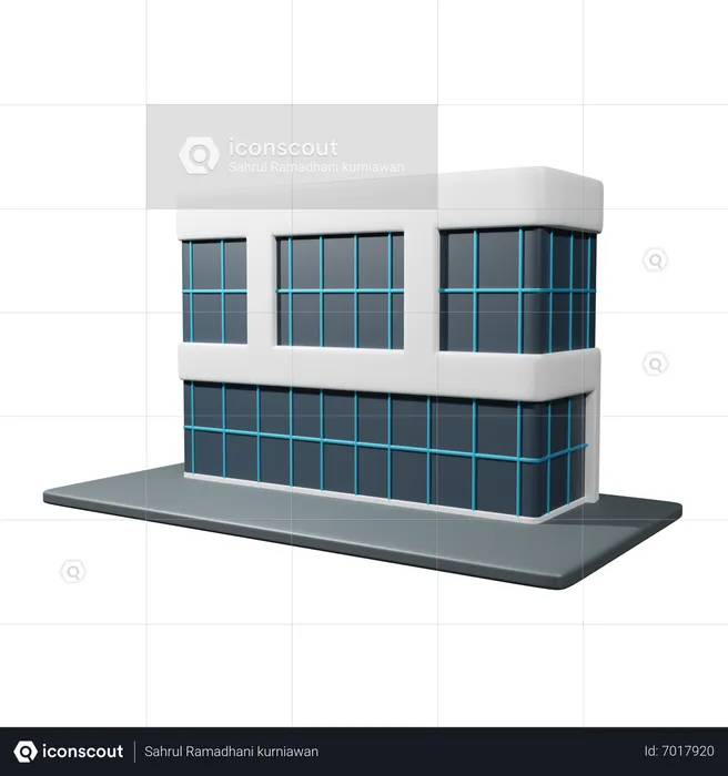 Edificio de la empresa  3D Icon