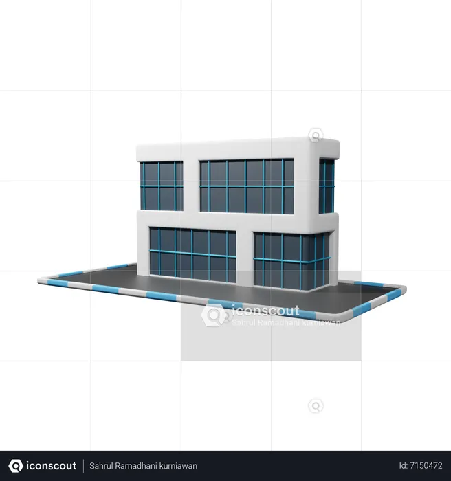 Edifício da empresa  3D Icon