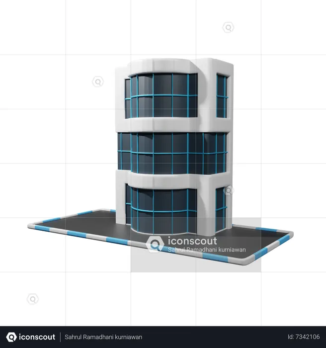 Edifício da empresa  3D Icon