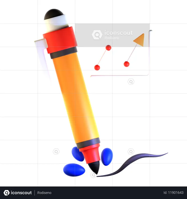 Edit Chart  3D Icon
