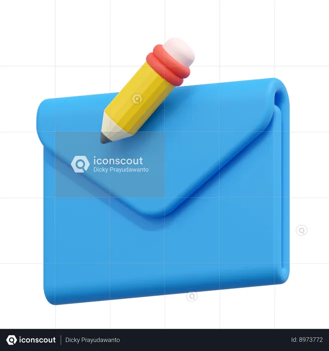 Editar e-mail  3D Icon